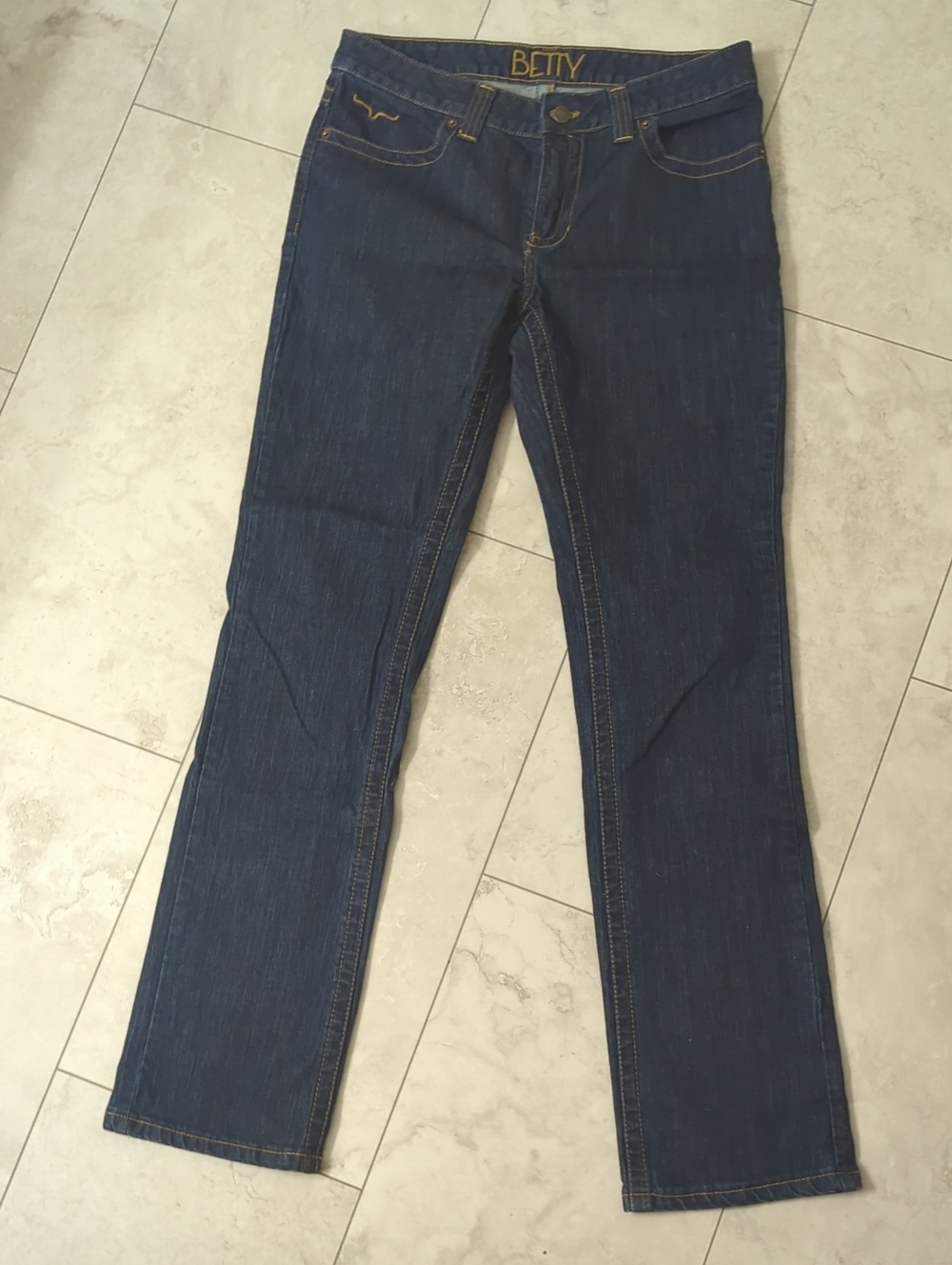 Kimes Ranch Dark Blue Straight-Leg Women’s Jeans